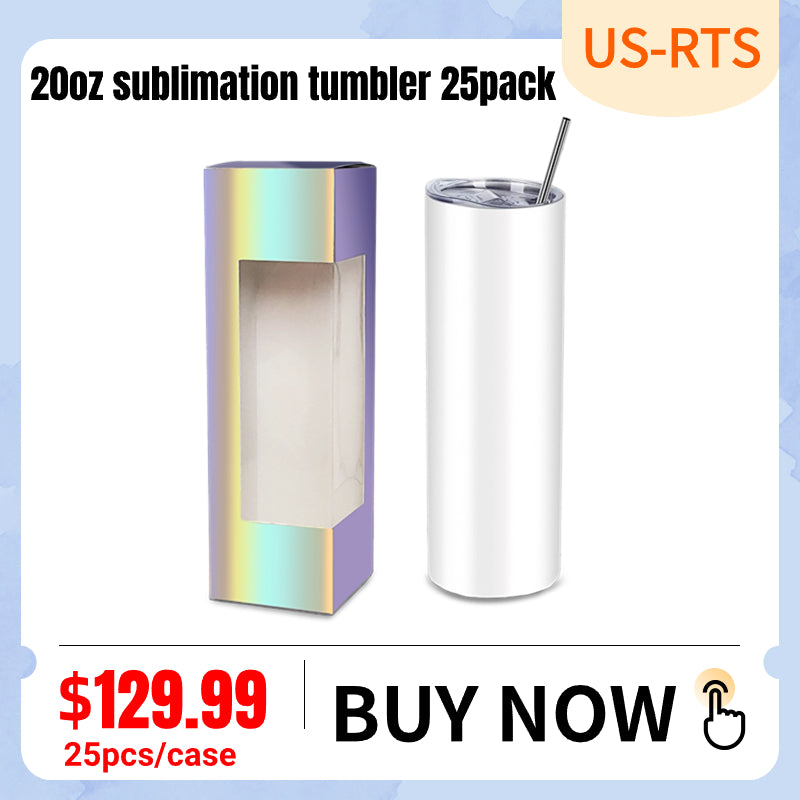 25 pack sublimation tumblers